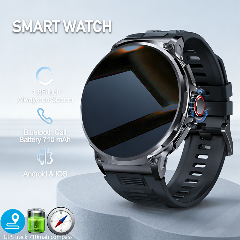 Outdoor Adventure Zone - นาฬิกาสมาร์ทวอทช์สำหรับผู้ชาย รุ่น Hot Men 710mAh สำหรับกิจกรรมกลางแจ้ง