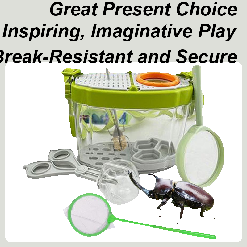 Outdoor Adventure Learning - เด็กกล่องสังเกตการณ์วิทยาศาสตร์ Observation Kit เด็กแกล้งทําเป็นเล่นกลางแจ้ง Catcher คอนเทนเนอร์ของเล่นการเรียนรู้สําหรับ