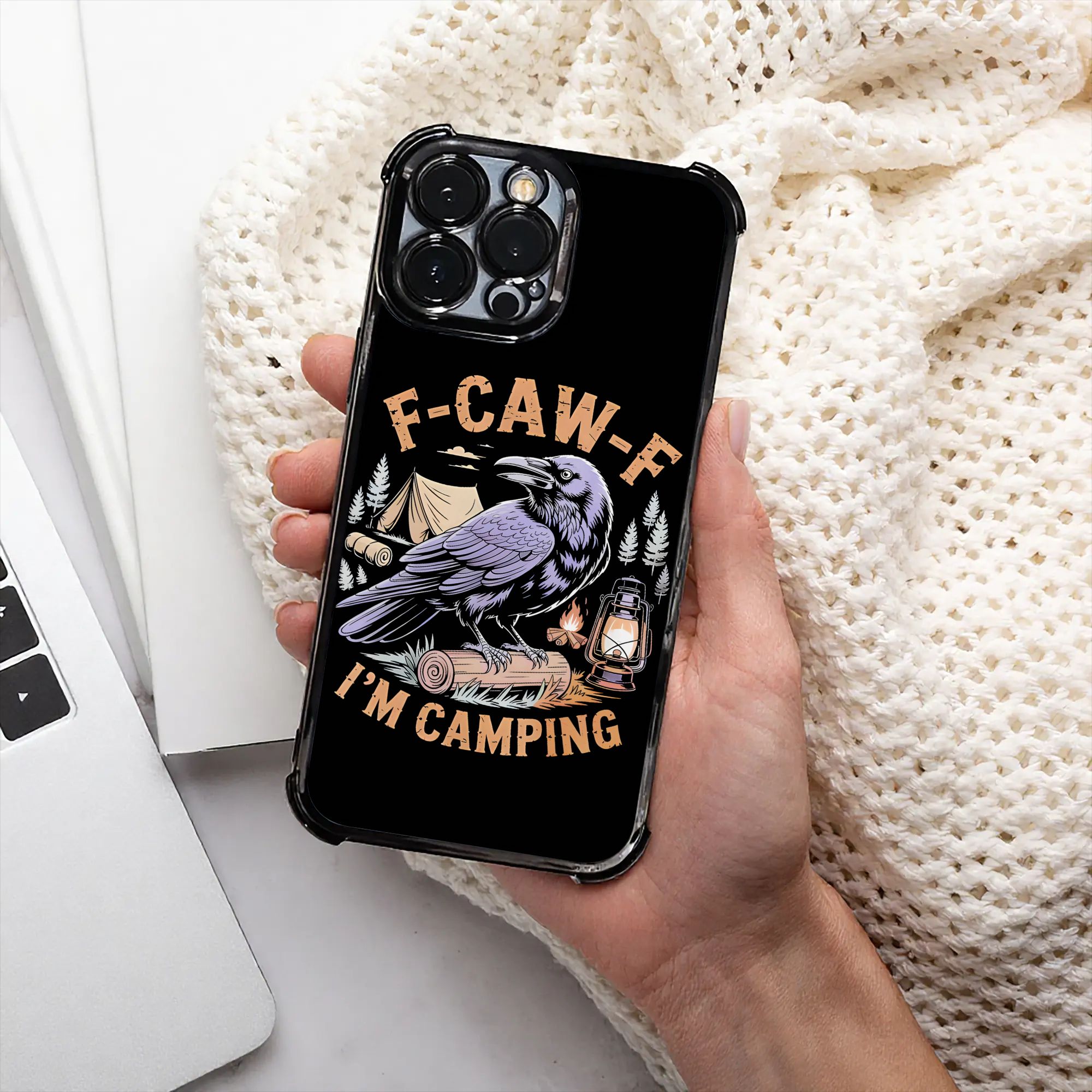 เคสโทรศัพท์ลายอีกาตลก F CAW F  - Outdoor Adventurer บทวิจารณ์และราคา