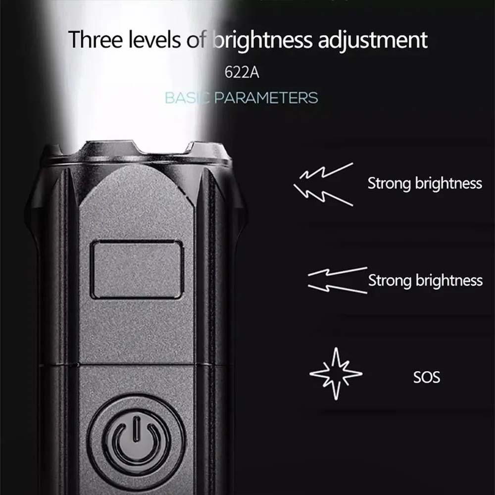 ไฟฉายชาร์จได้แบบพกพา USB ปรับโ - Outdoor Adventure Zone บทวิจารณ์และราคา