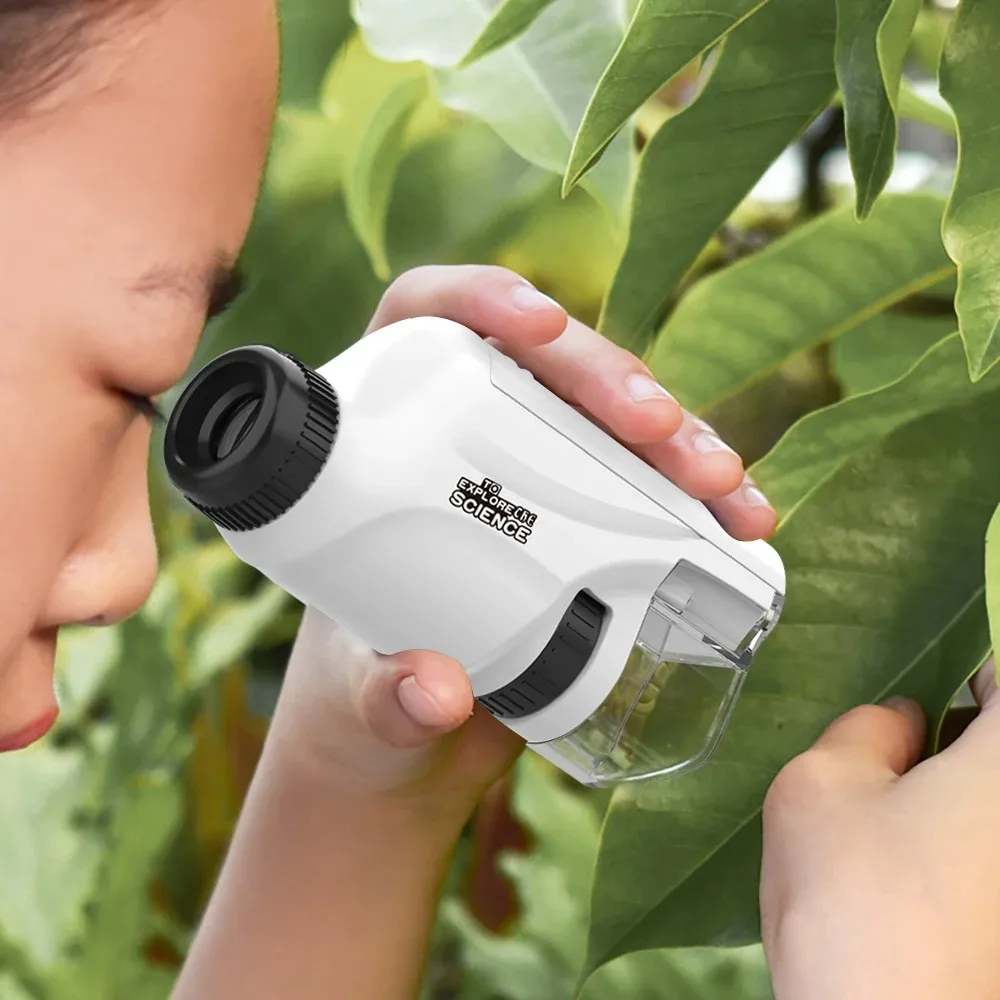 กล้องจุลทรรศน์พกพาสำหรับเด็ก | - Outdoor Adventure Microscope บทวิจารณ์และราคา