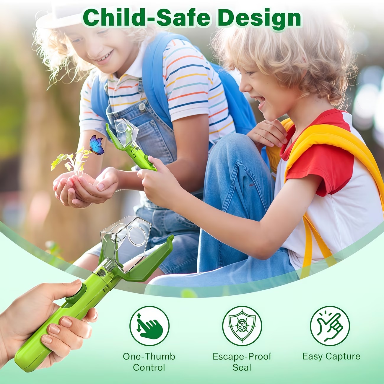 เครื่องจับแมลงแบบพกพาพร้อมแว่น - Outdoor Adventure Learning บทวิจารณ์และราคา