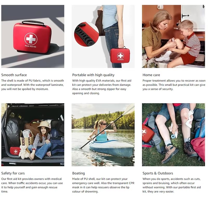 ชุดปฐมพยาบาลแบบพกพาสำหรับการผจ - Outdoor Adventure And Travel บทวิจารณ์และราคา