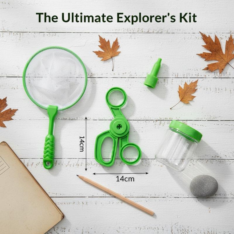 ชุดสำรวจแมลงสำหรับเด็กพร้อมกรร - Outdoor Adventure Learning บทวิจารณ์และราคา