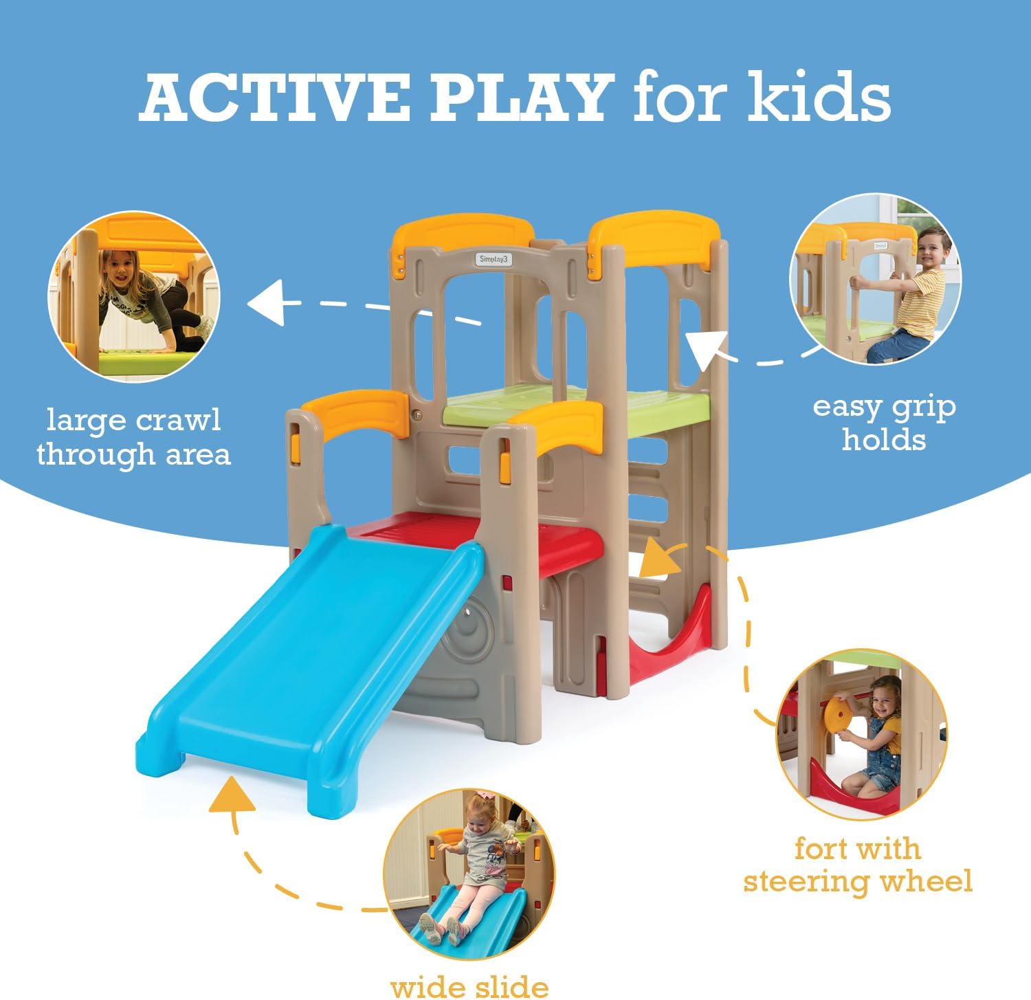 ชุดปีนป่ายและสไลด์สำหรับนักสำร - Outdoor Adventure For Toddlers บทวิจารณ์และราคา