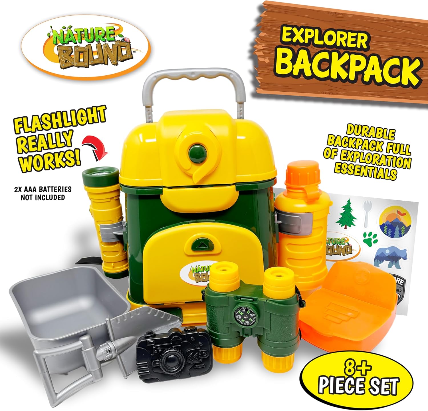 ชุดกระเป๋าเป้สำรวจธรรมชาติ 9 ช - Outdoor Adventure For Toddlers บทวิจารณ์และราคา