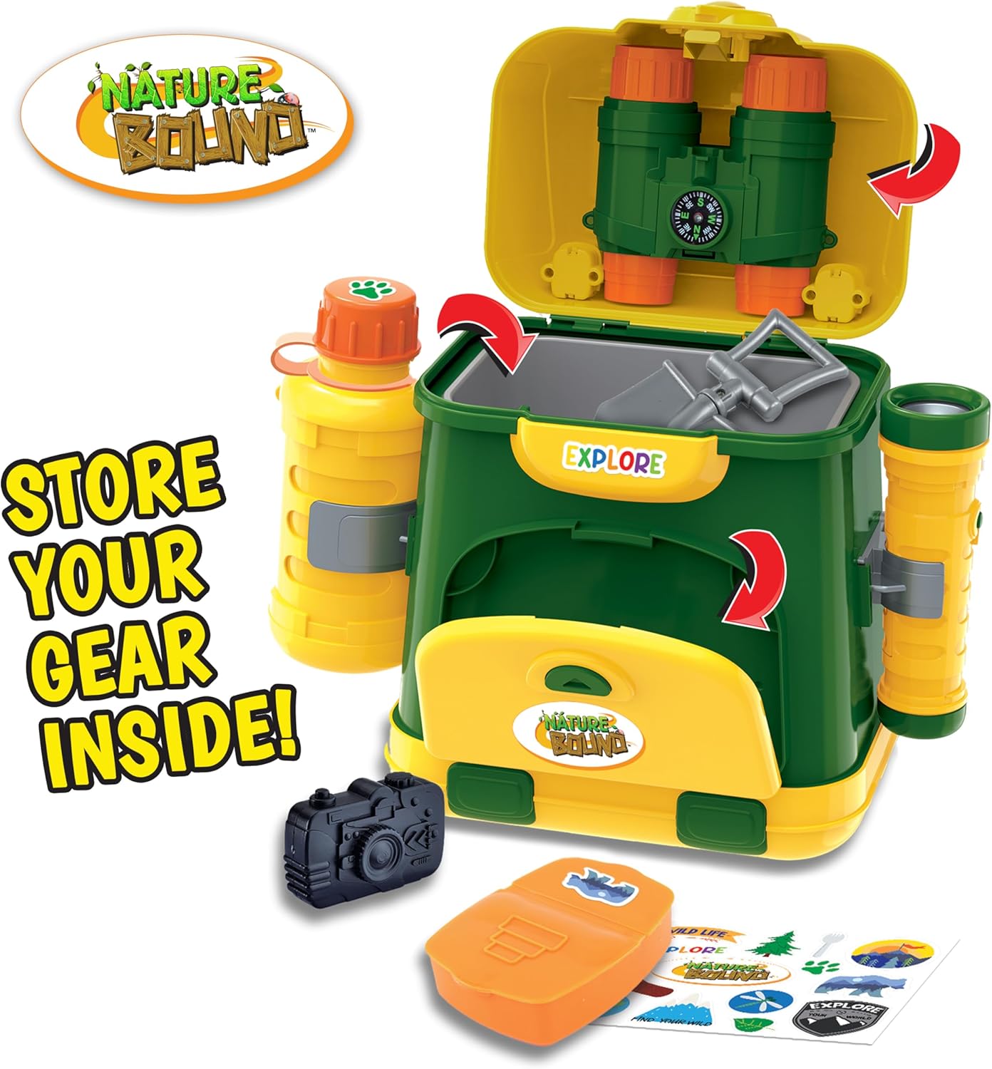 ชุดกระเป๋าเป้สำรวจธรรมชาติ 9 ช - Outdoor Adventure For Toddlers บทวิจารณ์และราคา