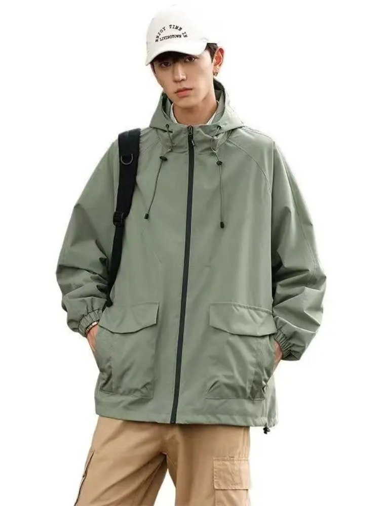 เสื้อแจ็คเก็ตมีฮู้ดสำหรับผู้ชา - Outdoor Adventure Hong Kong บทวิจารณ์และราคา