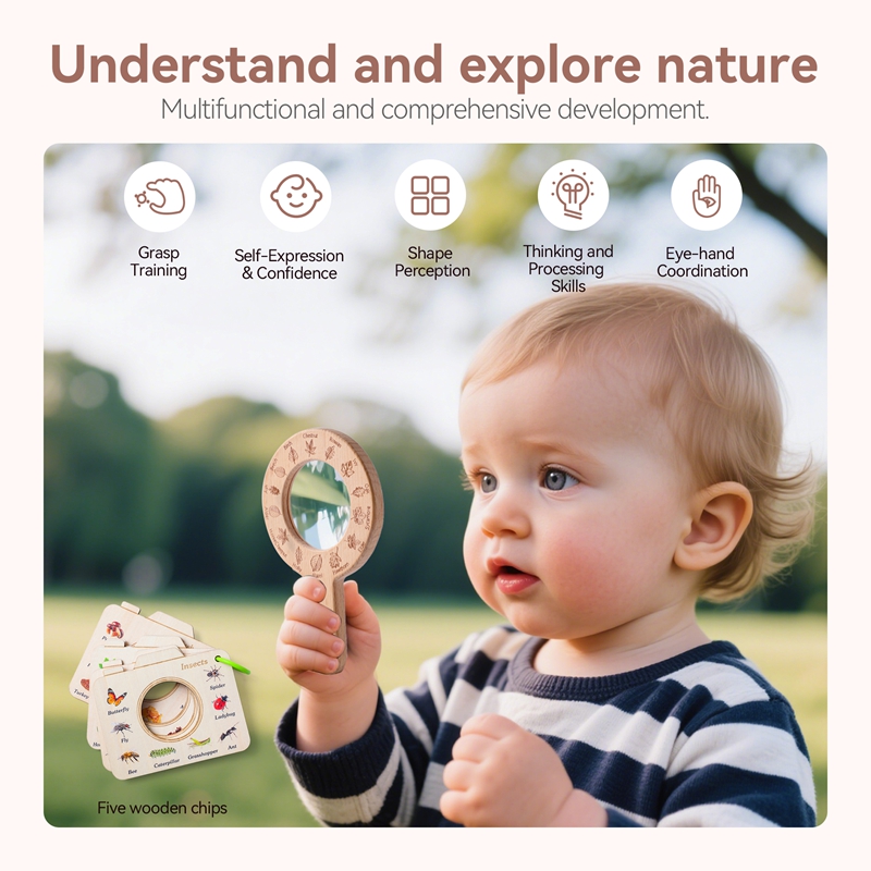 แว่นขยายไม้ ของเล่นกลางแจ้ง เก - Outdoor Adventure Learning บทวิจารณ์และราคา