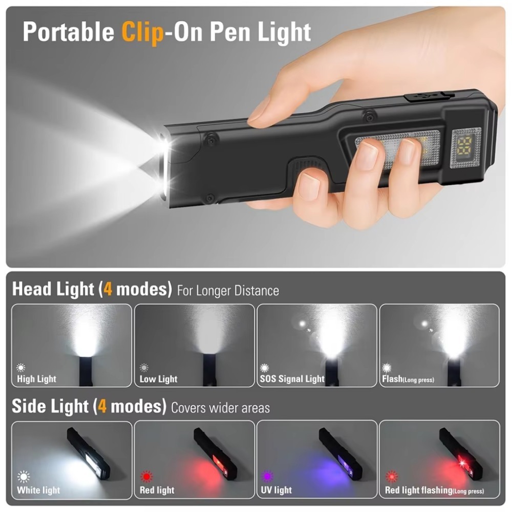 ไฟฉาย LED แบบชาร์จไฟได้ EDC บา - Outdoor Adventurer บทวิจารณ์และราคา