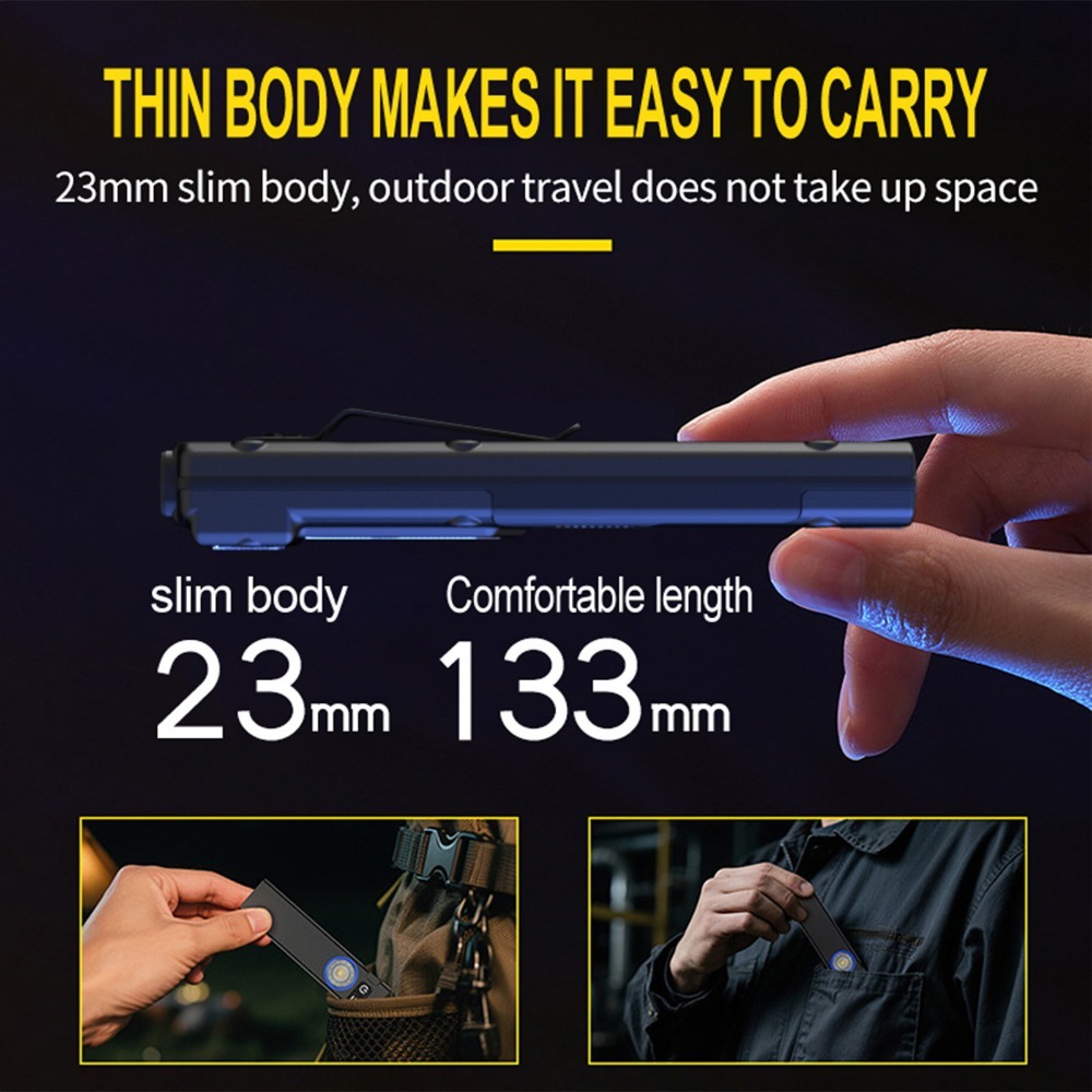 ไฟฉาย LED แบบชาร์จไฟได้ EDC บา - Outdoor Adventurer บทวิจารณ์และราคา