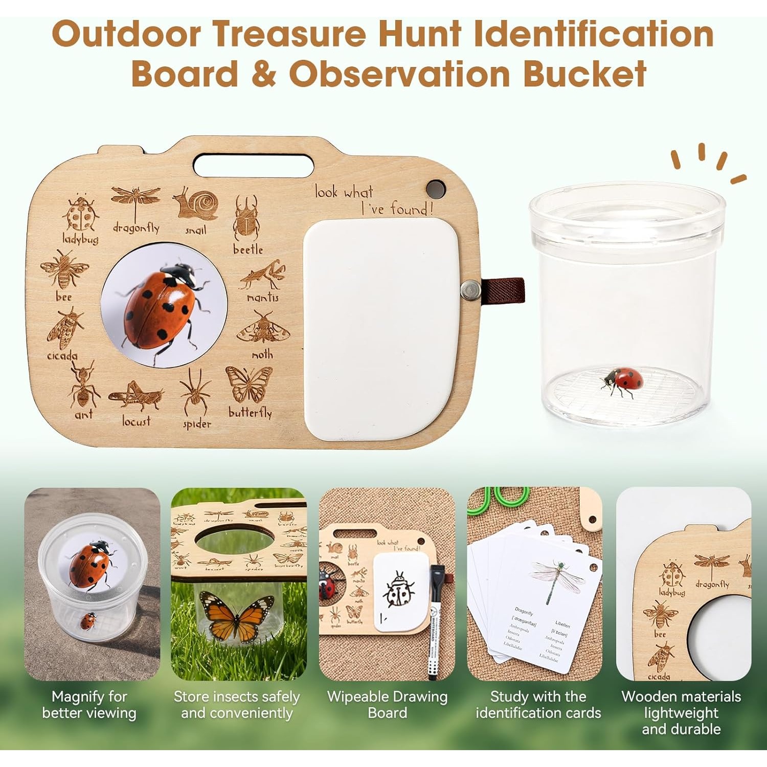 ชุดจับแมลงสำหรับเด็ก พร้อมกล่อ - Outdoor Adventure Learning บทวิจารณ์และราคา