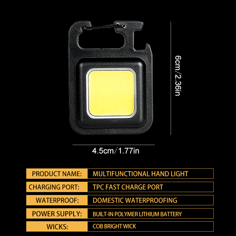 ไฟฉายพวงกุญแจ MINI COB สว่างพิ - Outdoor Adventurer บทวิจารณ์และราคา