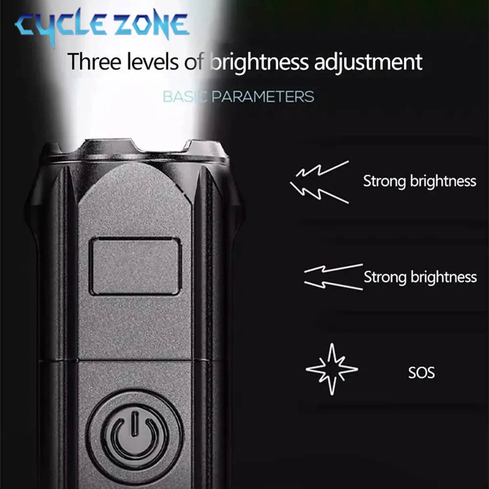 ไฟฉาย LED แบบพกพา ชาร์จผ่าน US - Outdoor Adventure Zone บทวิจารณ์และราคา